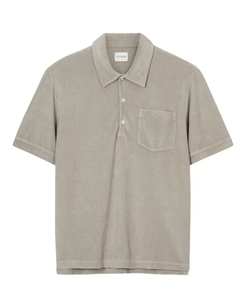 Closed short-sleeved T-shirt - Nude Nude