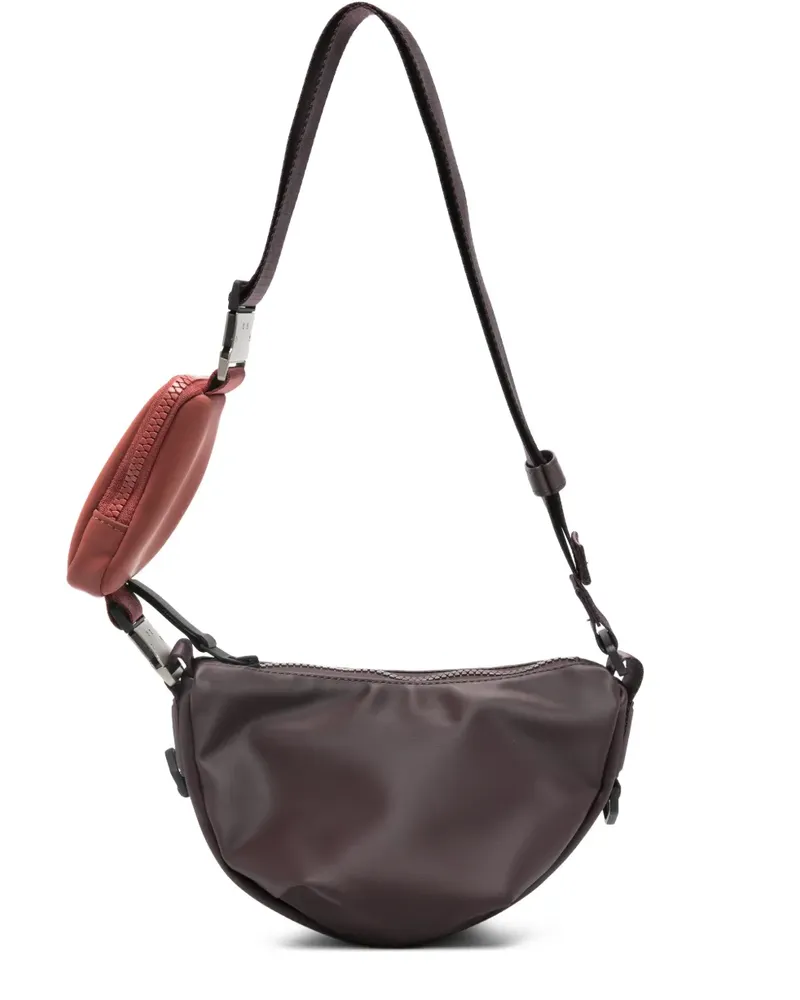 RAINS Schultertasche mit aufgesetzter Tasche - Braun Braun