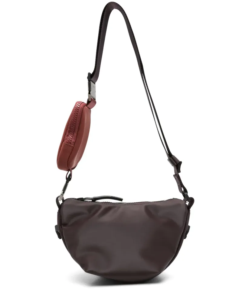 RAINS Schultertasche mit aufgesetzter Tasche - Braun Braun