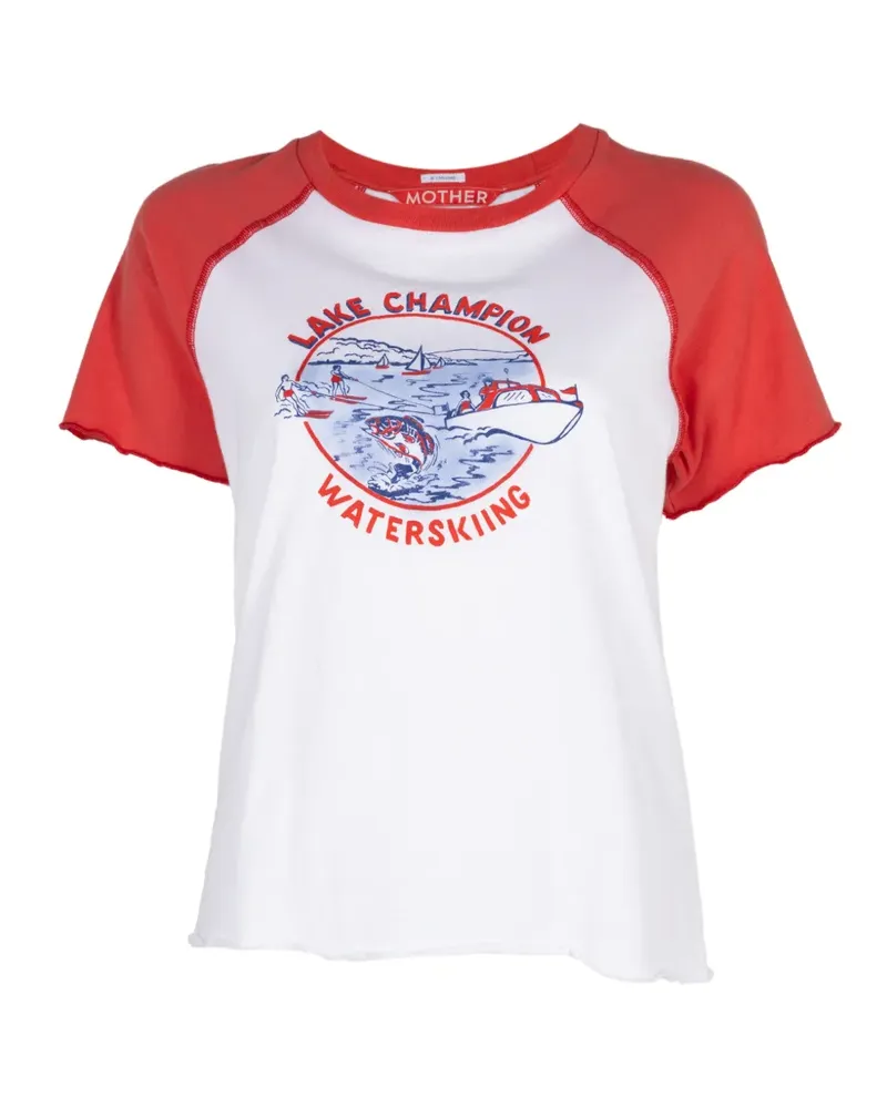 Mother Sporty Concer graphic-print T-shirt - Weiß Weiß