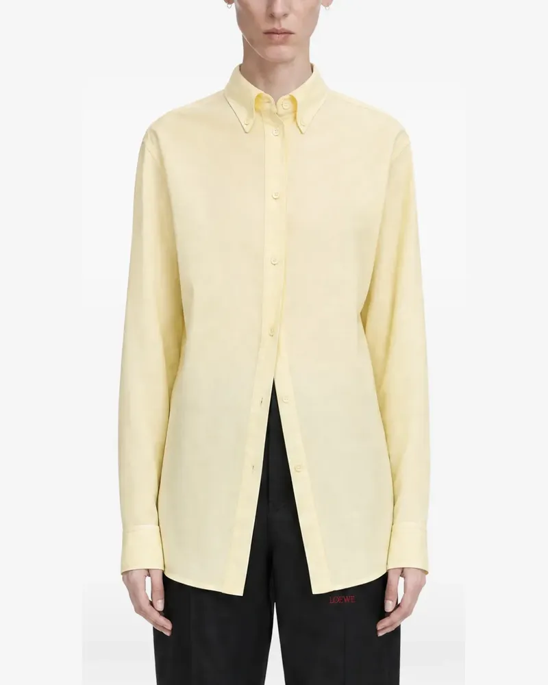 Loewe shirt in wool and silk - Gelb Gelb
