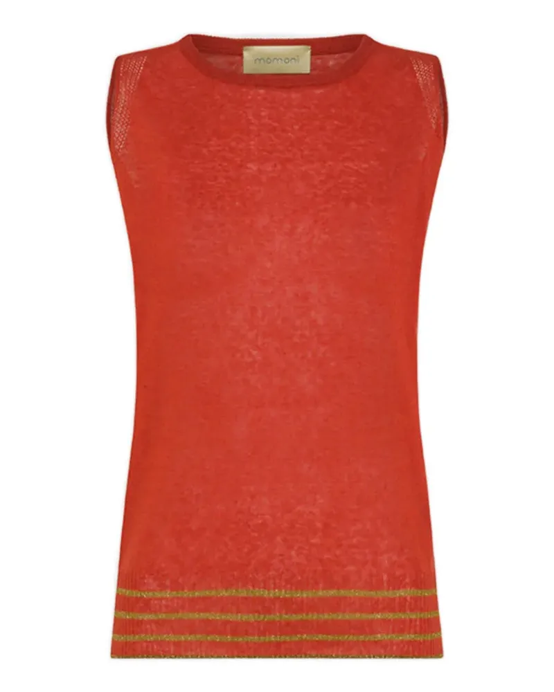Momoni Yopal ribbed knitted tank top - Rot Rot