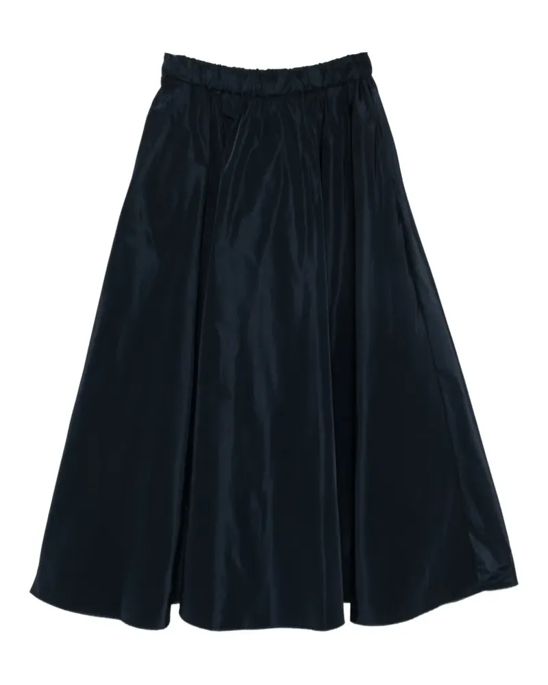 ASPESI elasticated-waistband midi skirt - Blau Blau