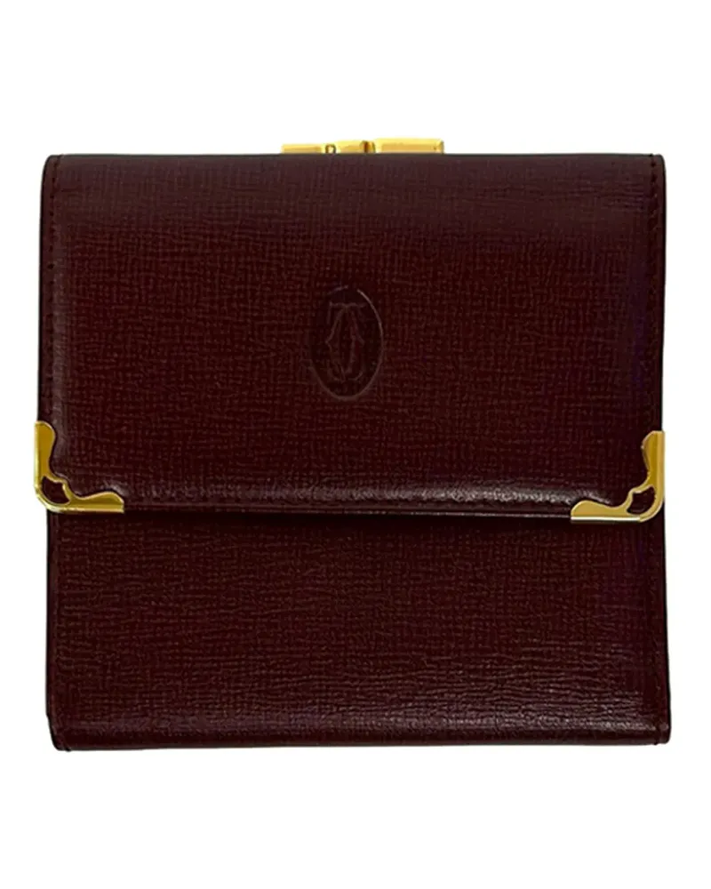 Cartier 2010-2026 Leather Must De  Wallet small wallets - Rot Rot