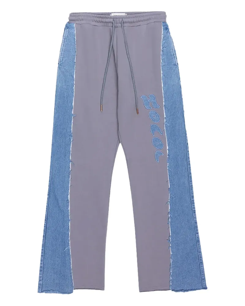 Honor The Gift Denim patchwork track pants - Grau Grau