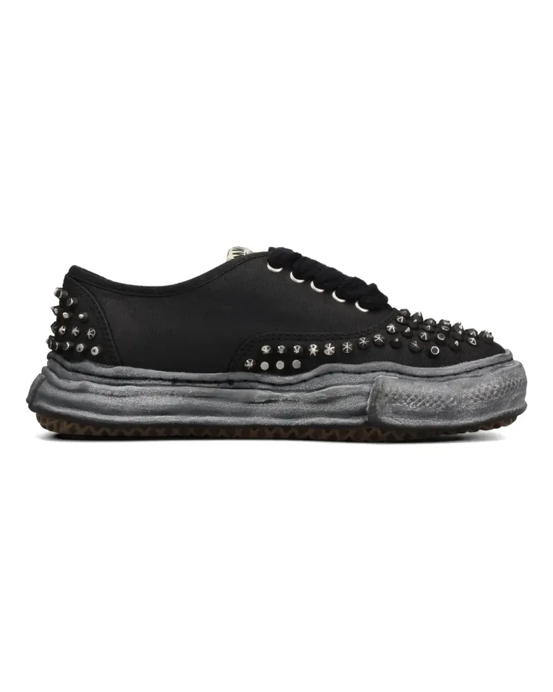 MIHARAYASUHIRO Baker studded sneakers - Schwarz Schwarz