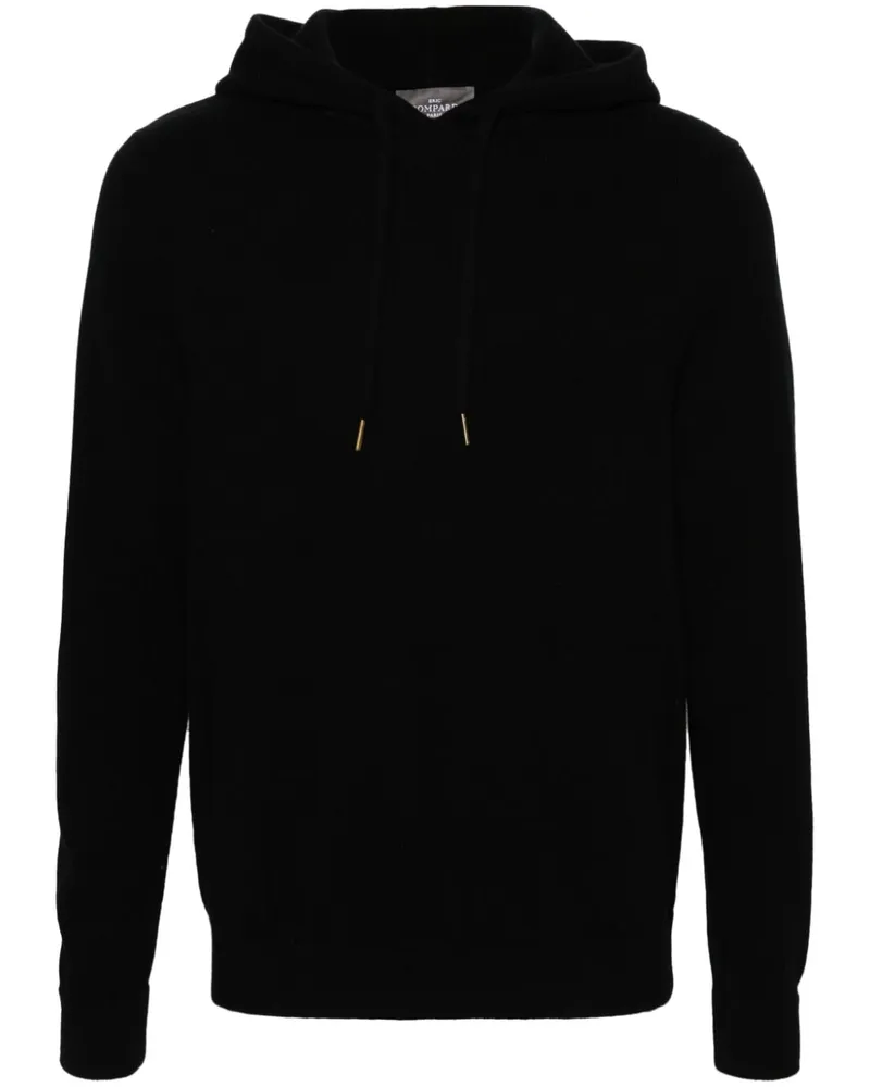 Eric Bompard Klassischer Hoodie - Schwarz Schwarz