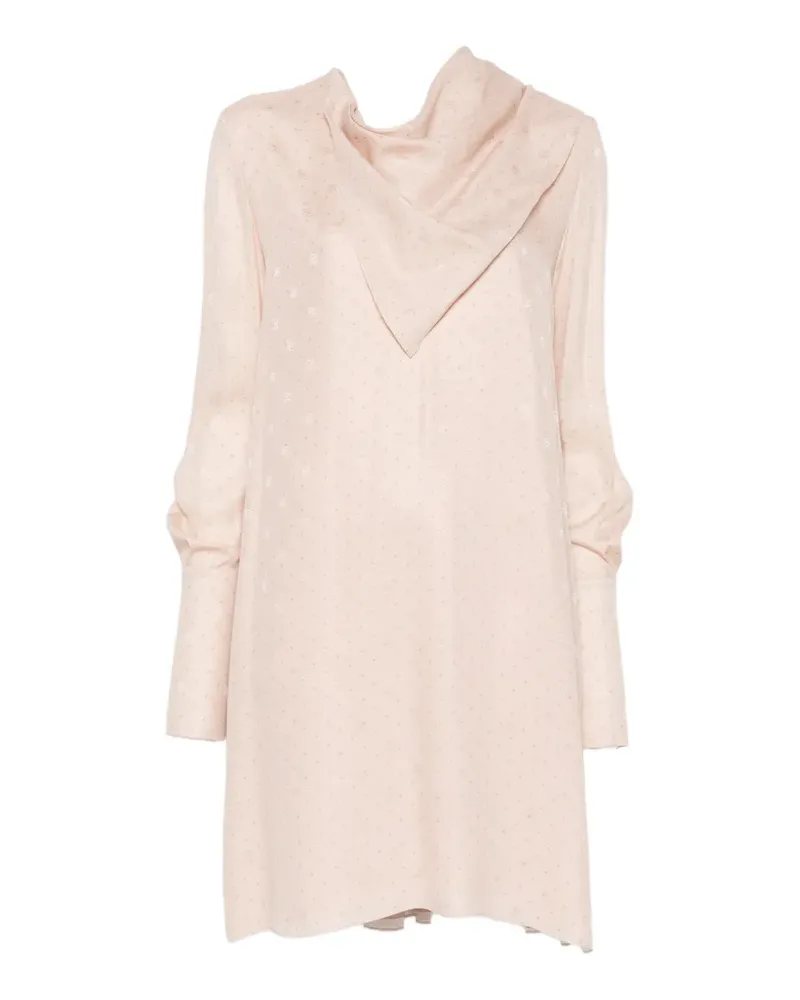 Fendi V-neck mini dress - Rosa Rosa