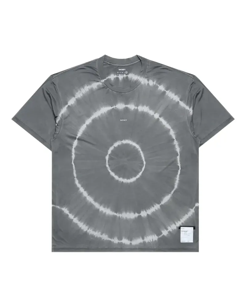 Satisfy AuraLite™ T-Shirt mit Batikmuster - Grau Grau