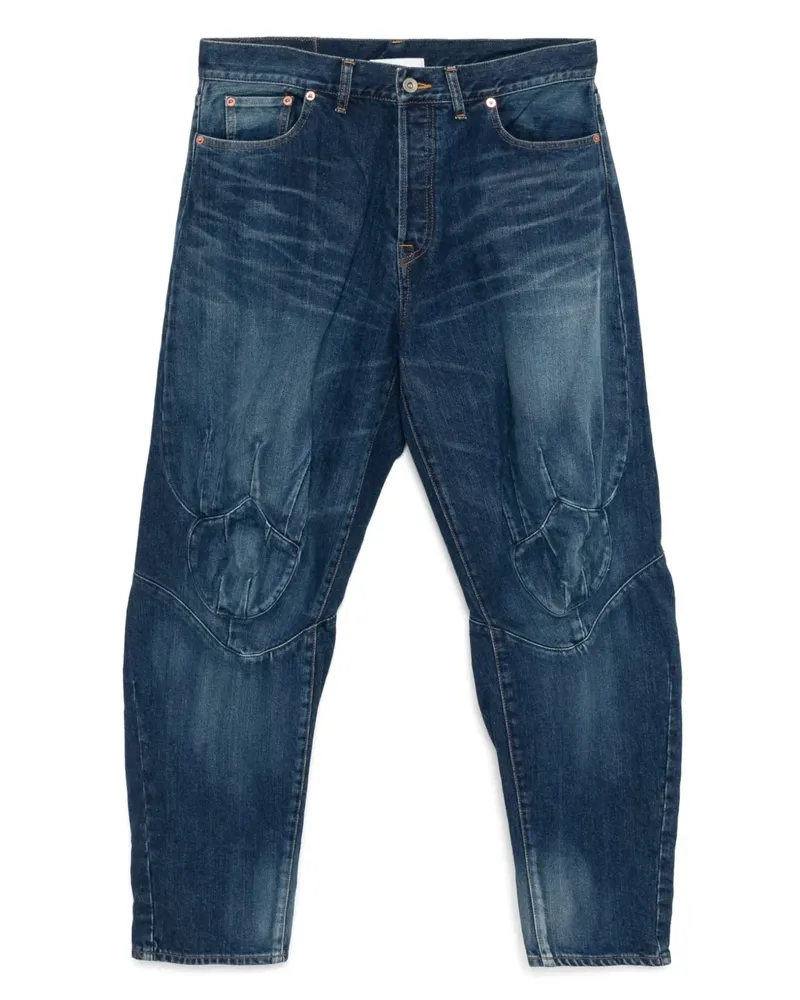 Doublet Drapierte Jeans - Blau Blau