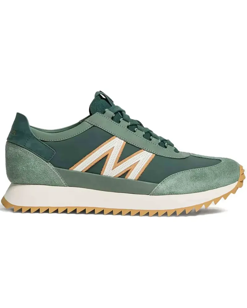 Moncler Sneakers mit Wildledereinsätzen - Grün Grün