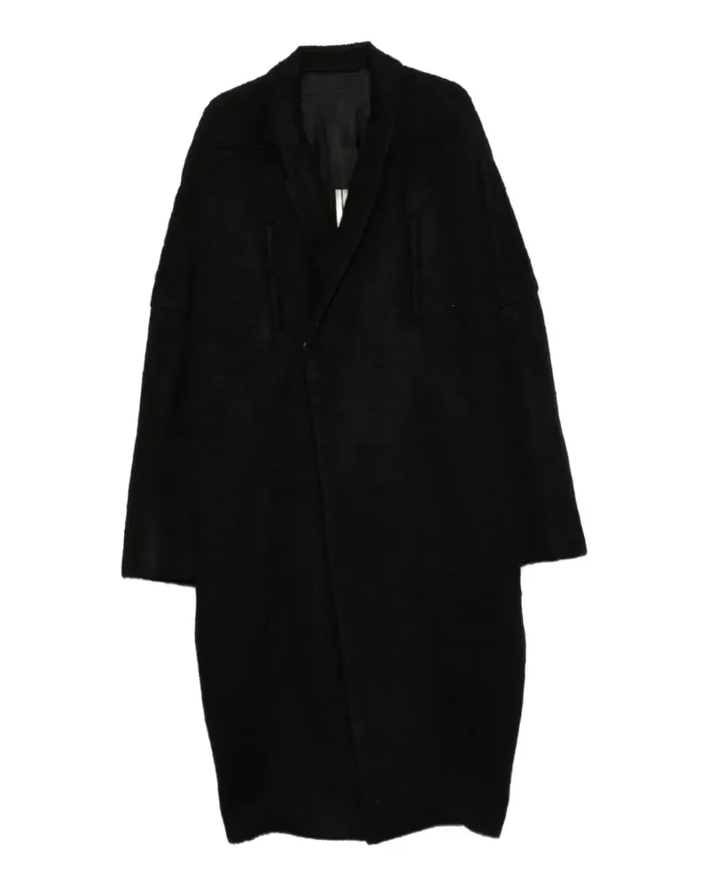 Rick Owens Poiret Mantel mit fallendem Revers - Schwarz Schwarz