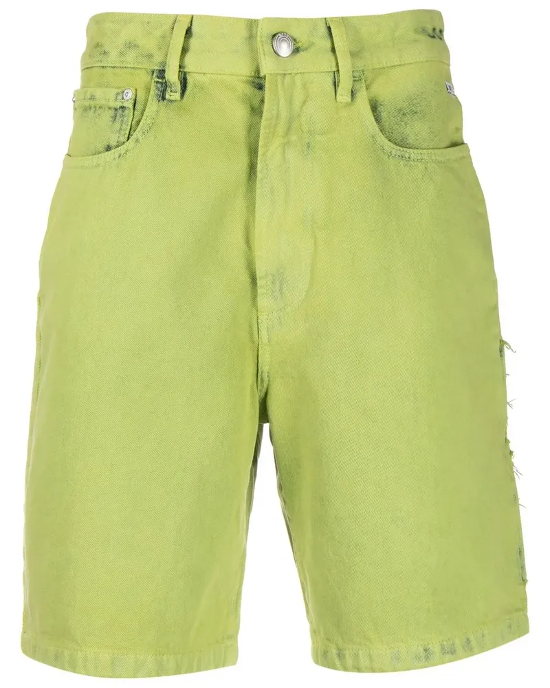 GCDS Cargo-Shorts mit Logo-Patch - Grün Grün