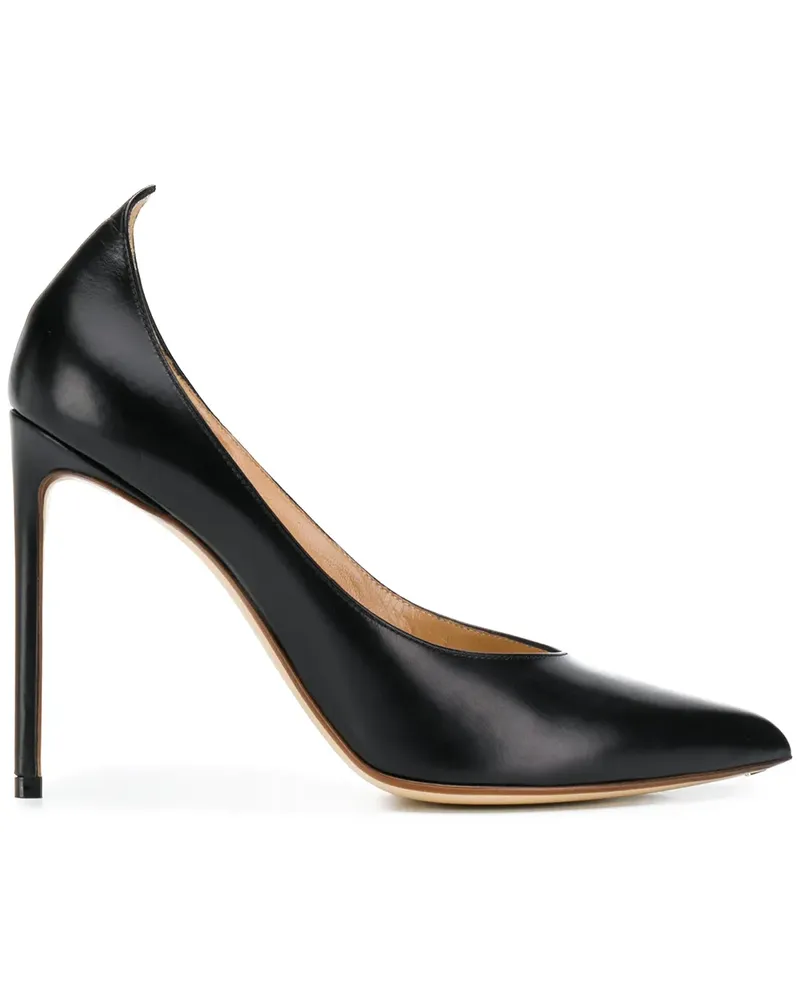 Francesco Russo Pumps mit hohem Absatz - Schwarz Schwarz