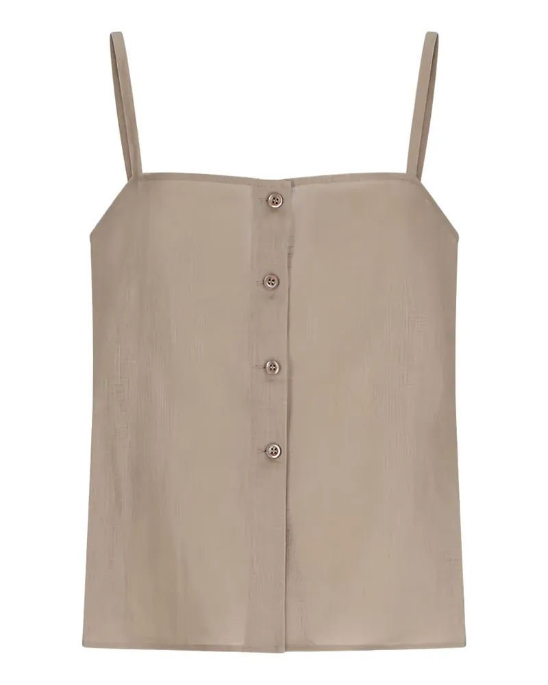 Frame Denim button top - Nude Nude
