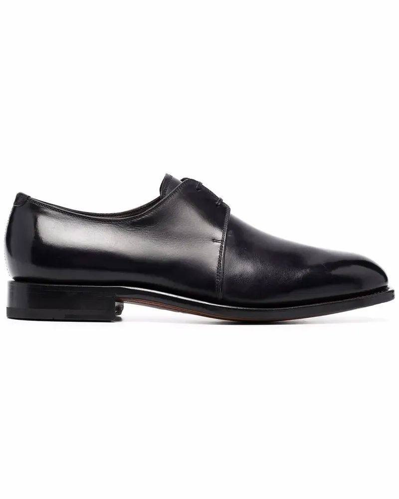 Ferragamo Derby-Schuhe mit mandelförmiger Kappe - Schwarz Schwarz