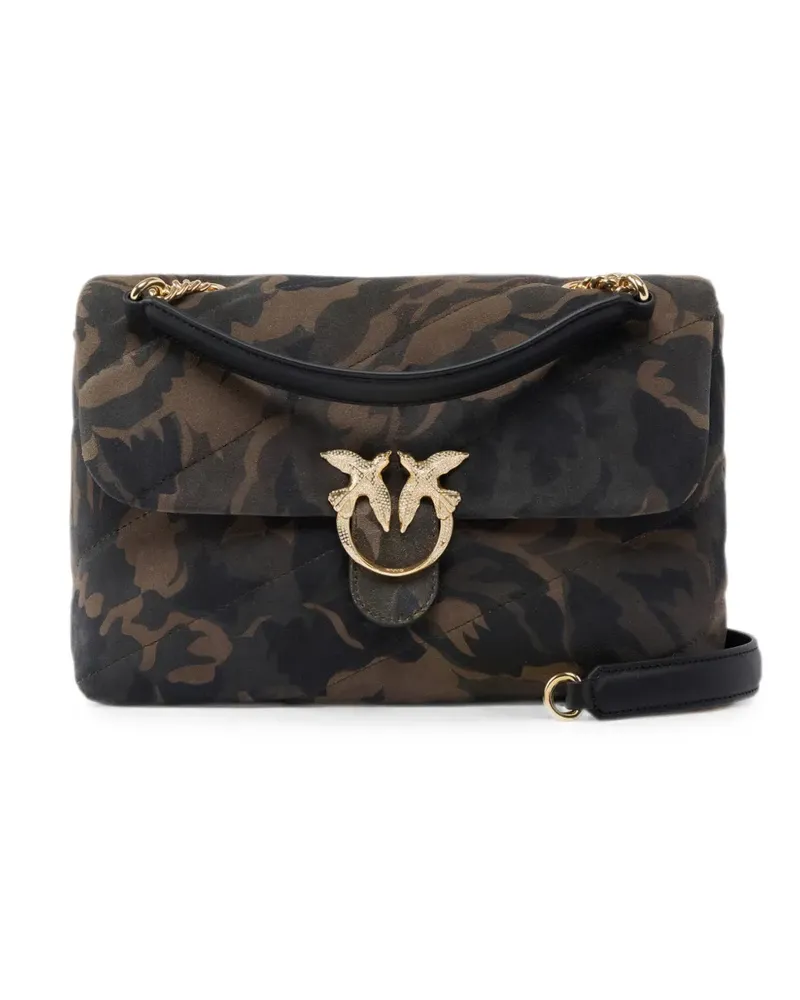 Pinko Schultertasche mit Camouflage-Print - Grün Grün