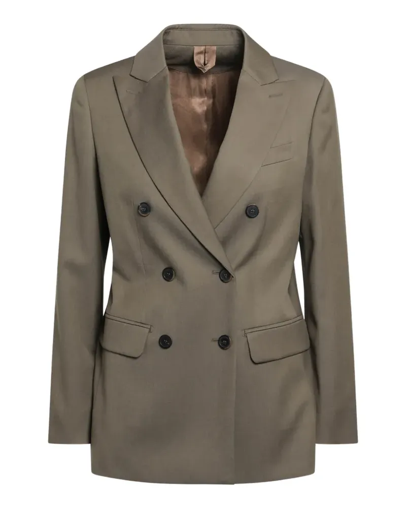 Max Mara Doppelreihiges Sakko - Braun Braun