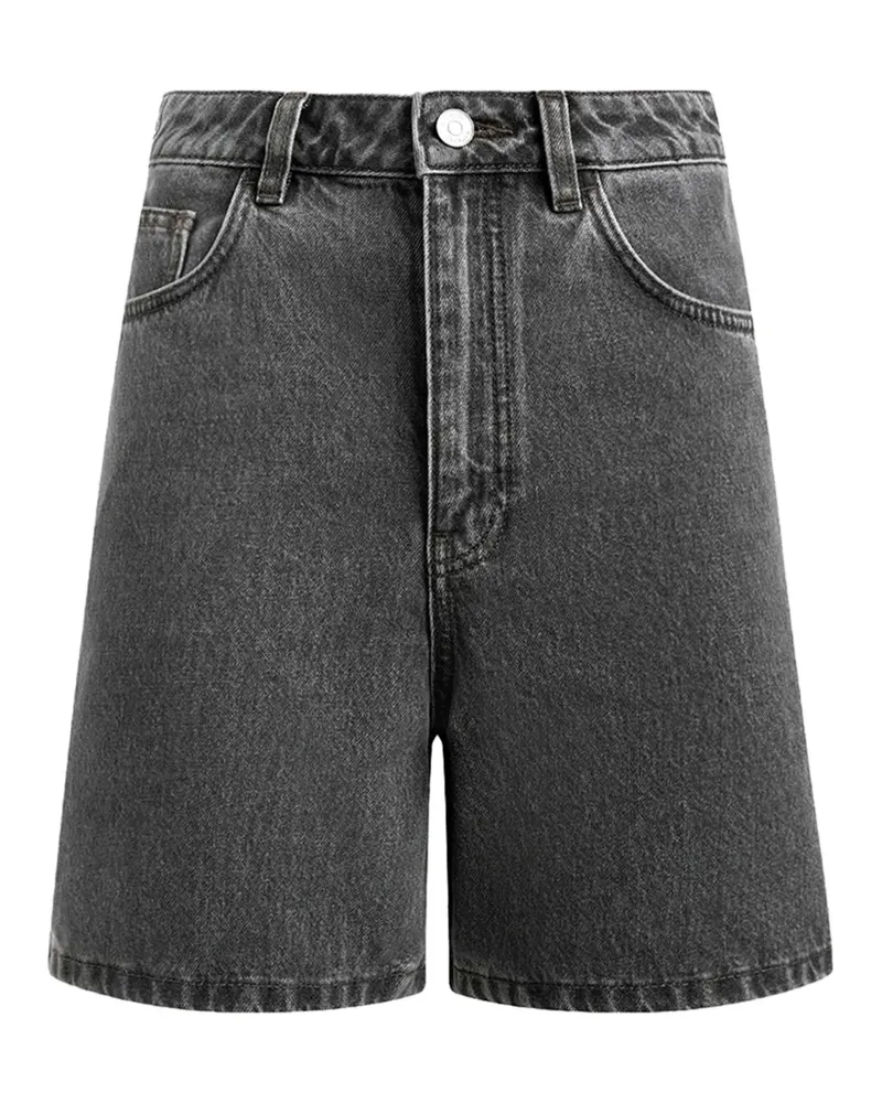 12 STOREEZ flared denim shorts - Grau Grau