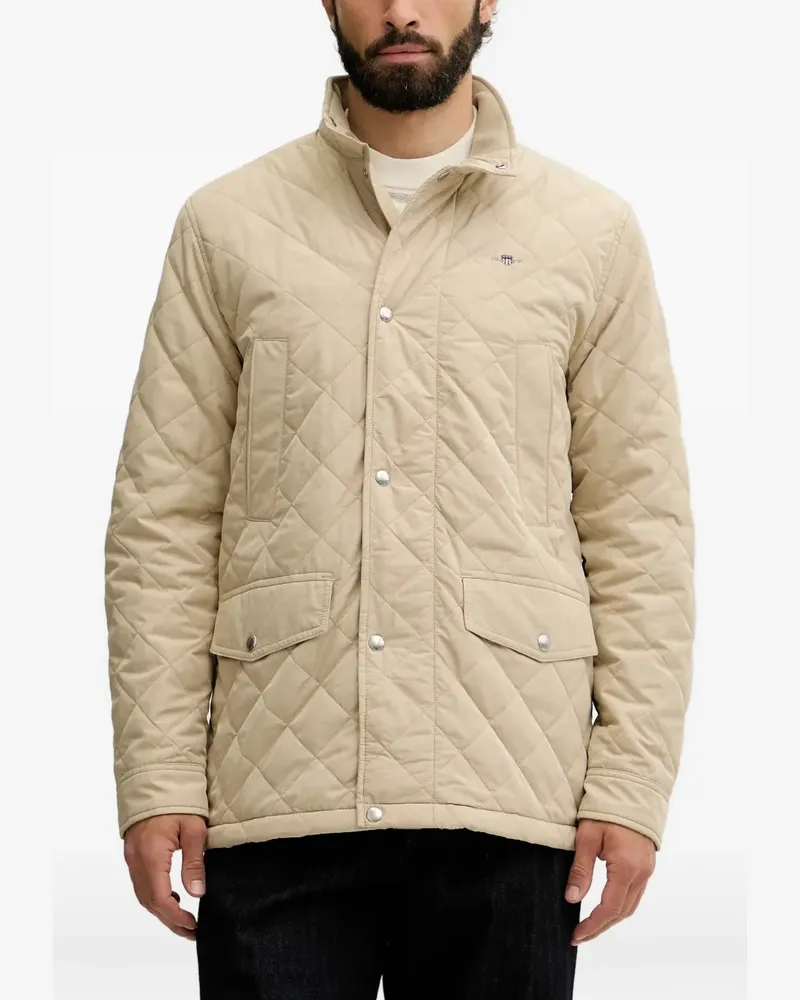 Gant quilted high-neck jacket - Nude Nude