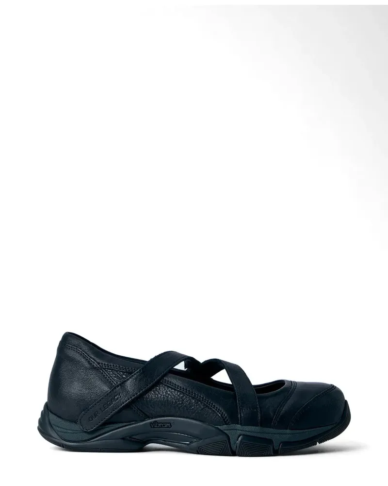 Our Legacy cross-strap sneakers - Schwarz Schwarz
