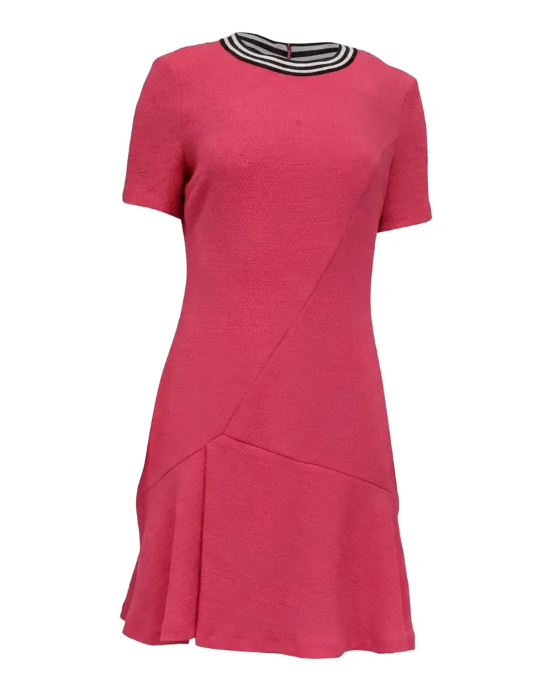 Sandro Reva Minikleid mit kurzen Ärmeln - Rosa Rosa