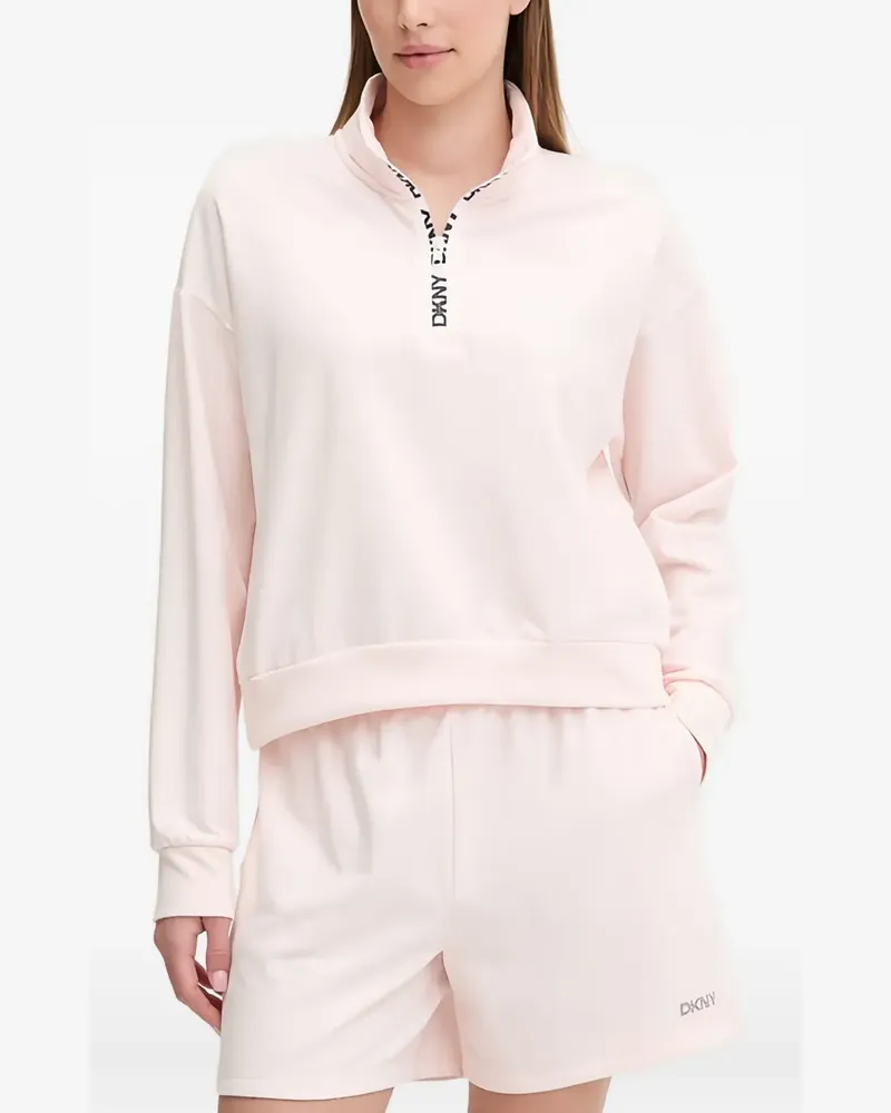 DKNY logo-detail shorts set - Rosa Rosa