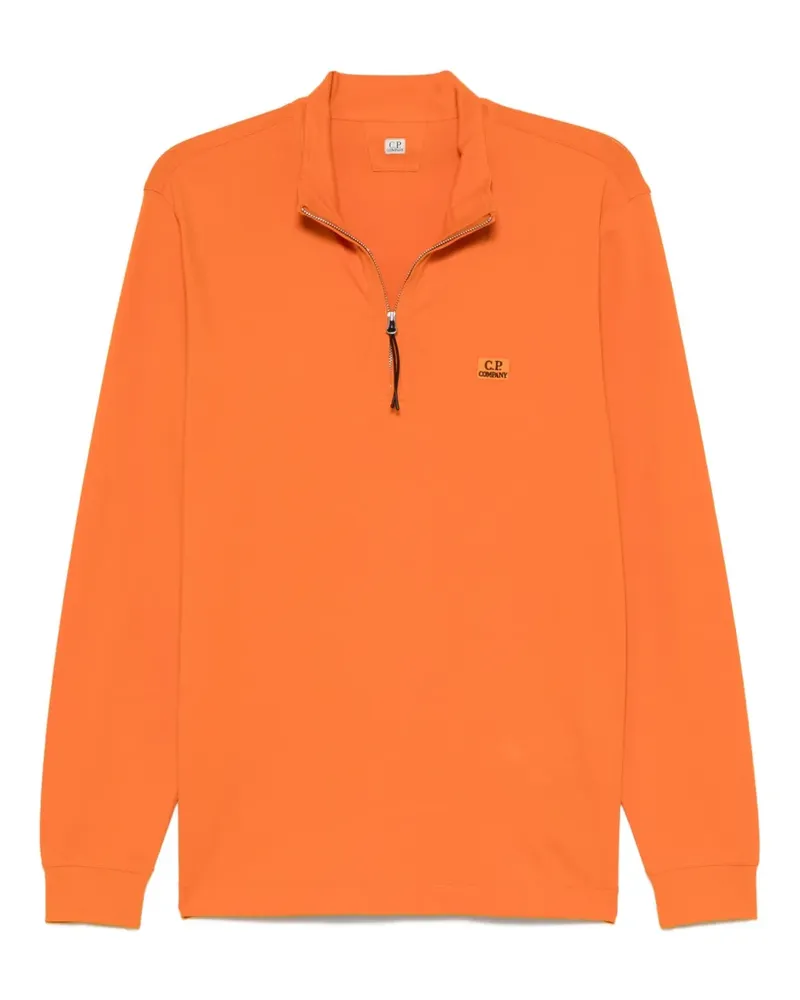 C.P. Company Sweatshirt mit Reißverschluss - Orange Orange