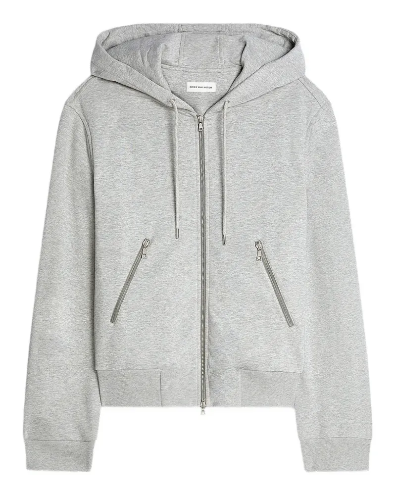 Dries van Noten Sweatshirt mit Reißverschluss - Grau Grau