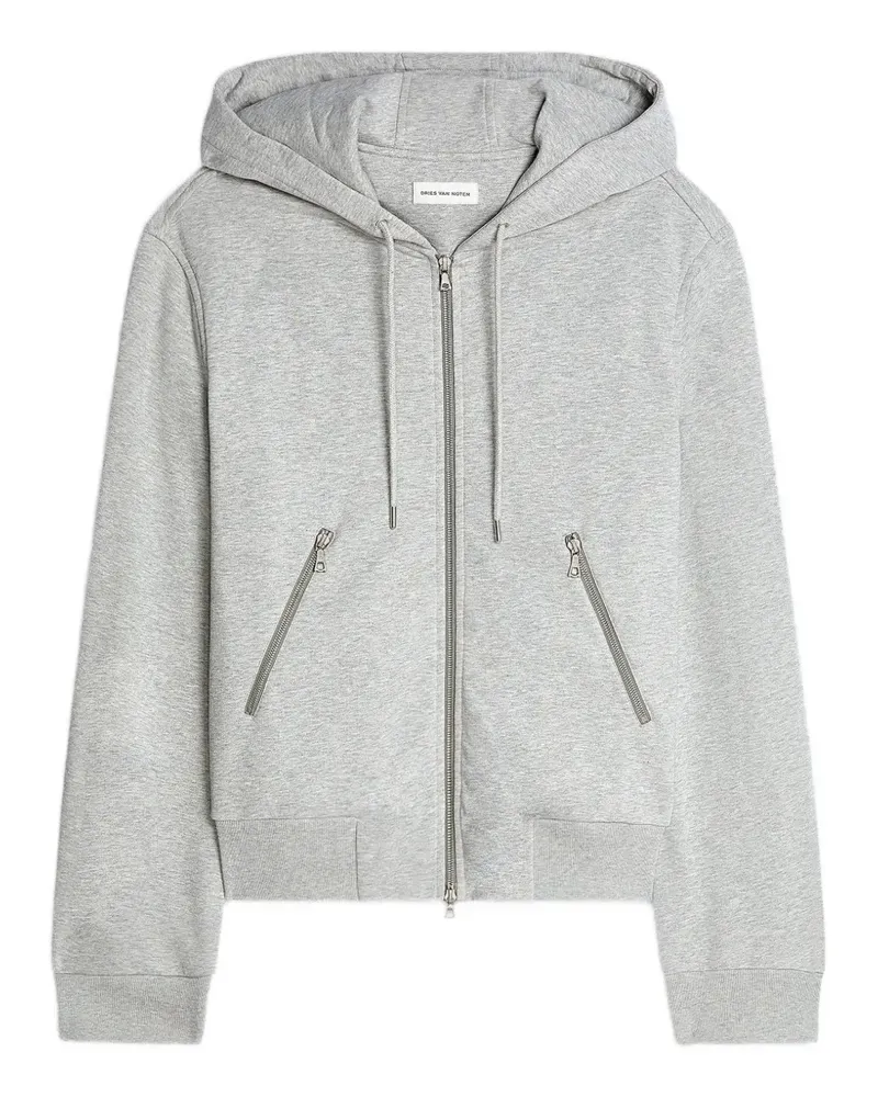 Dries van Noten Sweatshirt mit Reißverschluss - Grau Grau