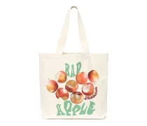 Handtasche mit Apfel-Print