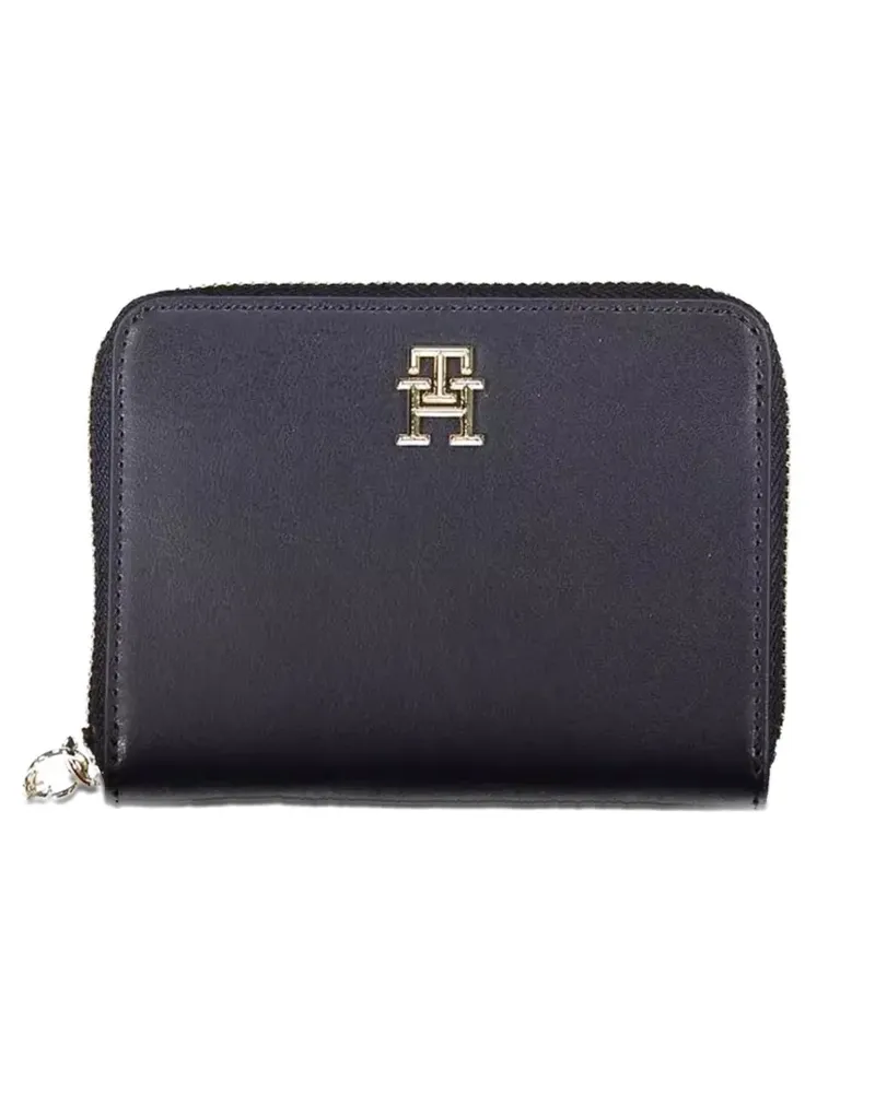 Tommy Hilfiger logo-plaque zip-around wallet - Blau Blau
