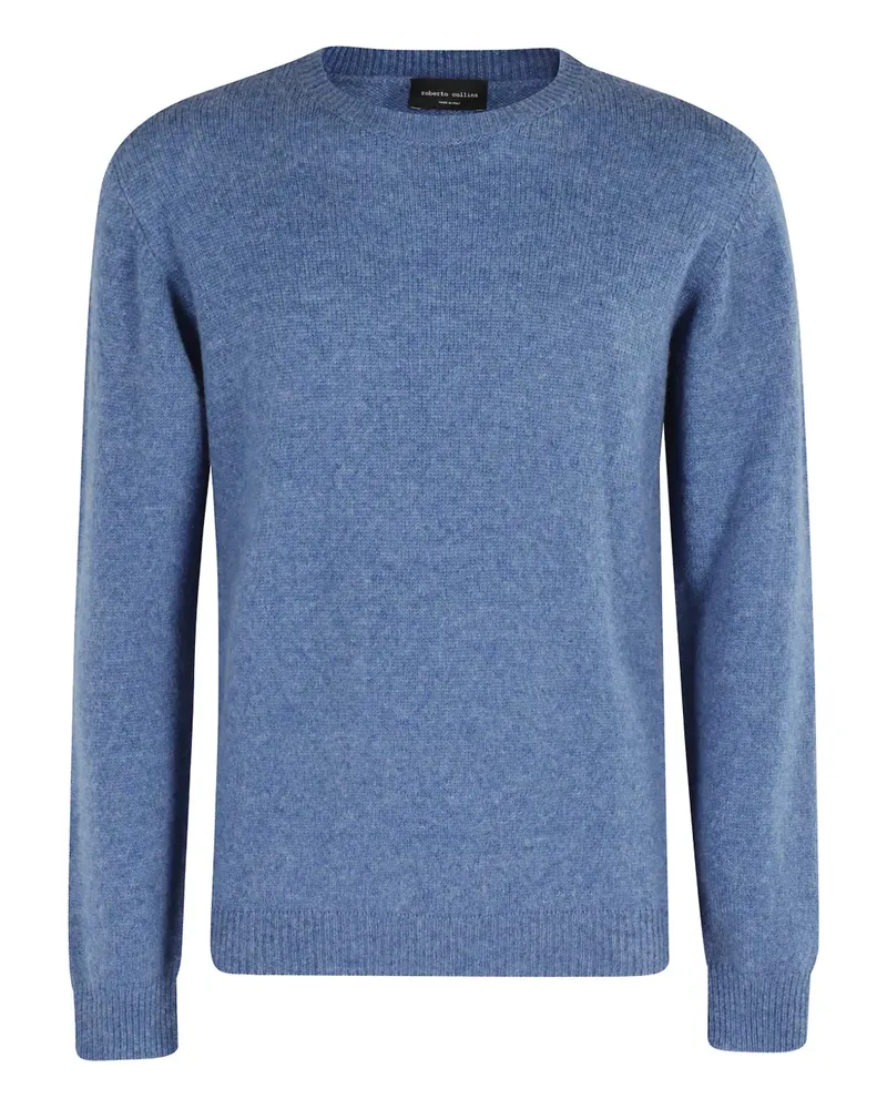 Roberto Collina Pullover mit Rundhalsausschnitt - Blau Blau