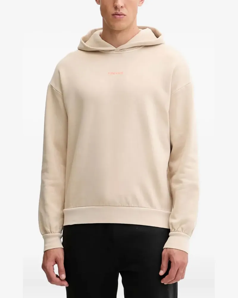 Bogner Fire & Ice Ilay logo-print hoodie - Nude Nude