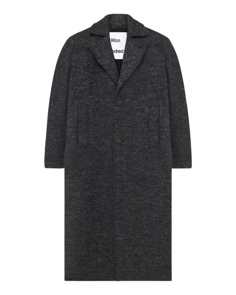 Won Hundred Wade notch-lapel coat - Grau Grau