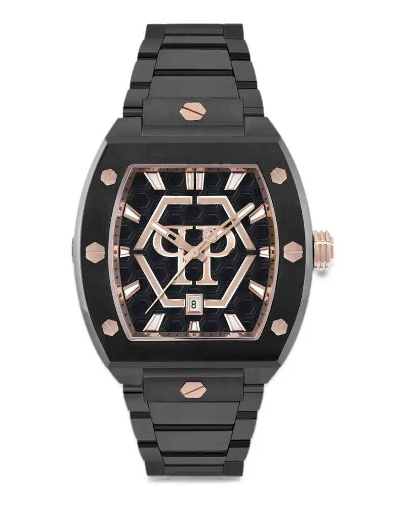 Philipp Plein Hexagon Phantom 44mm watch - Schwarz Schwarz