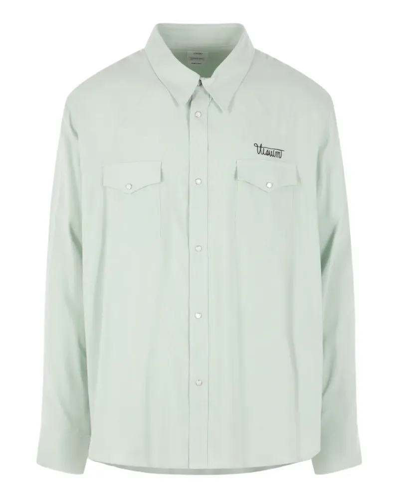 Visvim Hemd mit Stickerei - Grün Grün