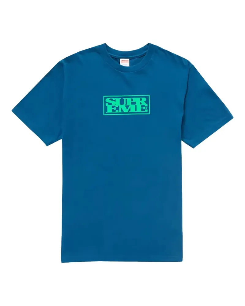 Supreme Being Connect T-Shirt mit Logo-Print - Blau Blau