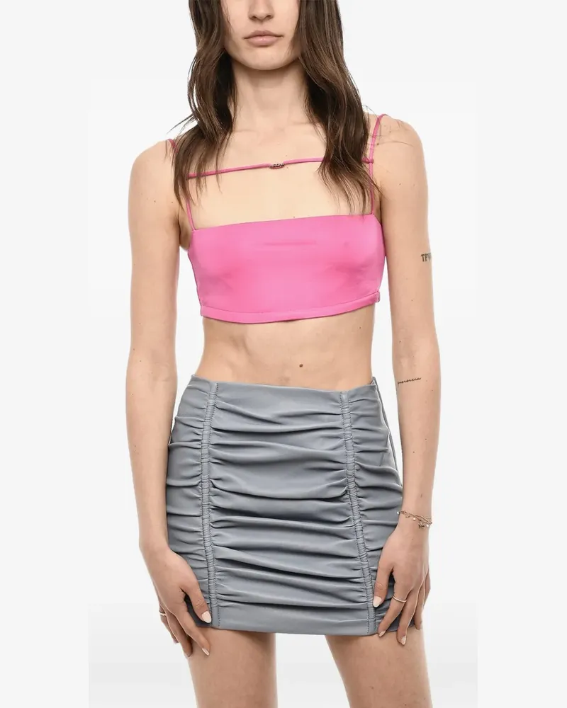 Dsquared2 logo-detail sleeveless top - Rosa Rosa