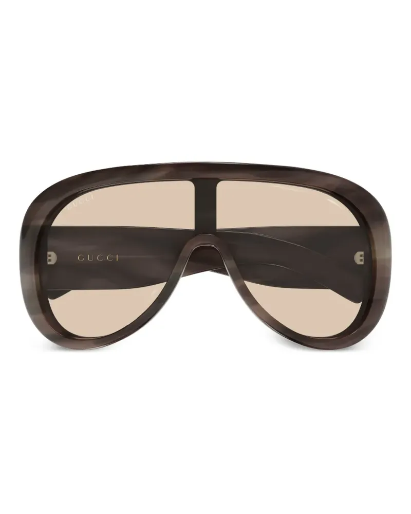 Gucci Oversized-Sonnenbrille - Braun Braun