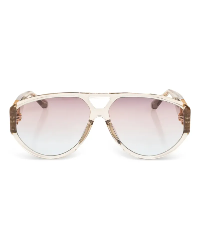 Linda Farrow Portia Sonnenbrille - Nude Nude