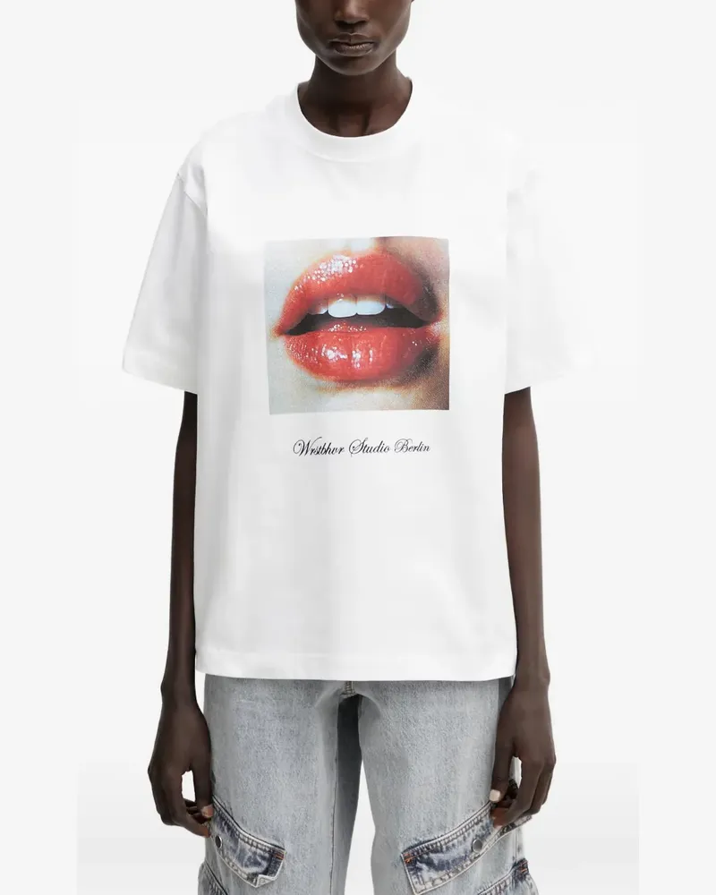 WRSTBHVR Zalno graphic-print T-shirt - Weiß Weiß