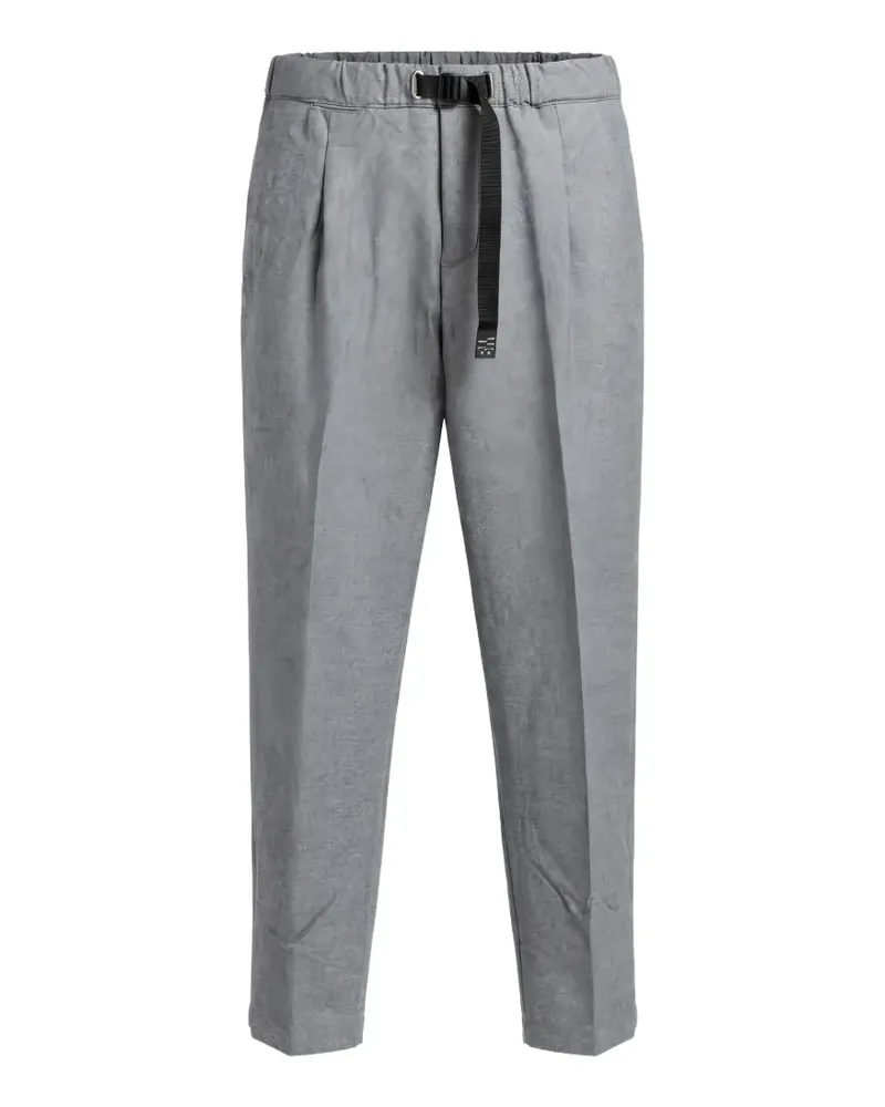 PLAN C belted pleated trousers - Grau Grau