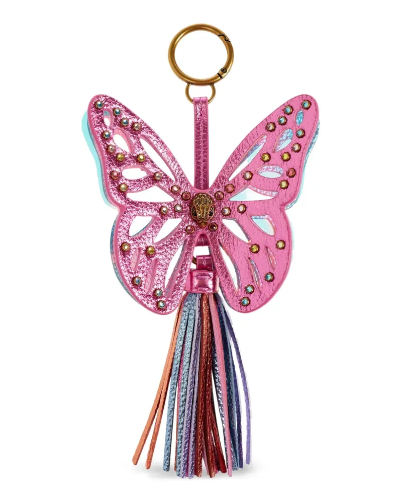 Kurt Geiger butterfly-tassel charm - Rosa Rosa