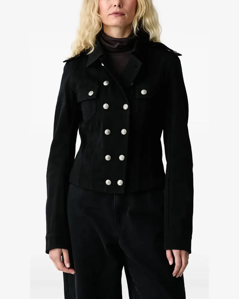 Miss Sixty double-breasted long-sleeve blazer - Schwarz Schwarz