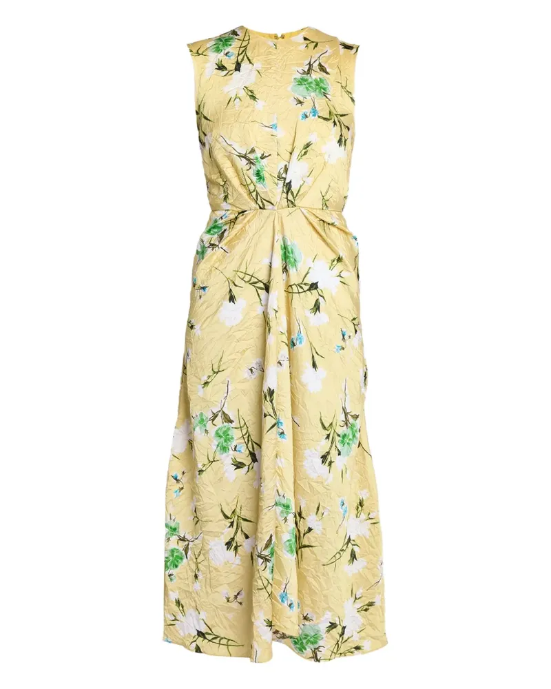 Erdem Ärmelloses Kleid - Gelb Gelb