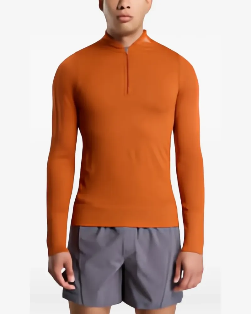 adidas x Entire Studios Uniform Flatknit Langarmshirt - Orange Orange