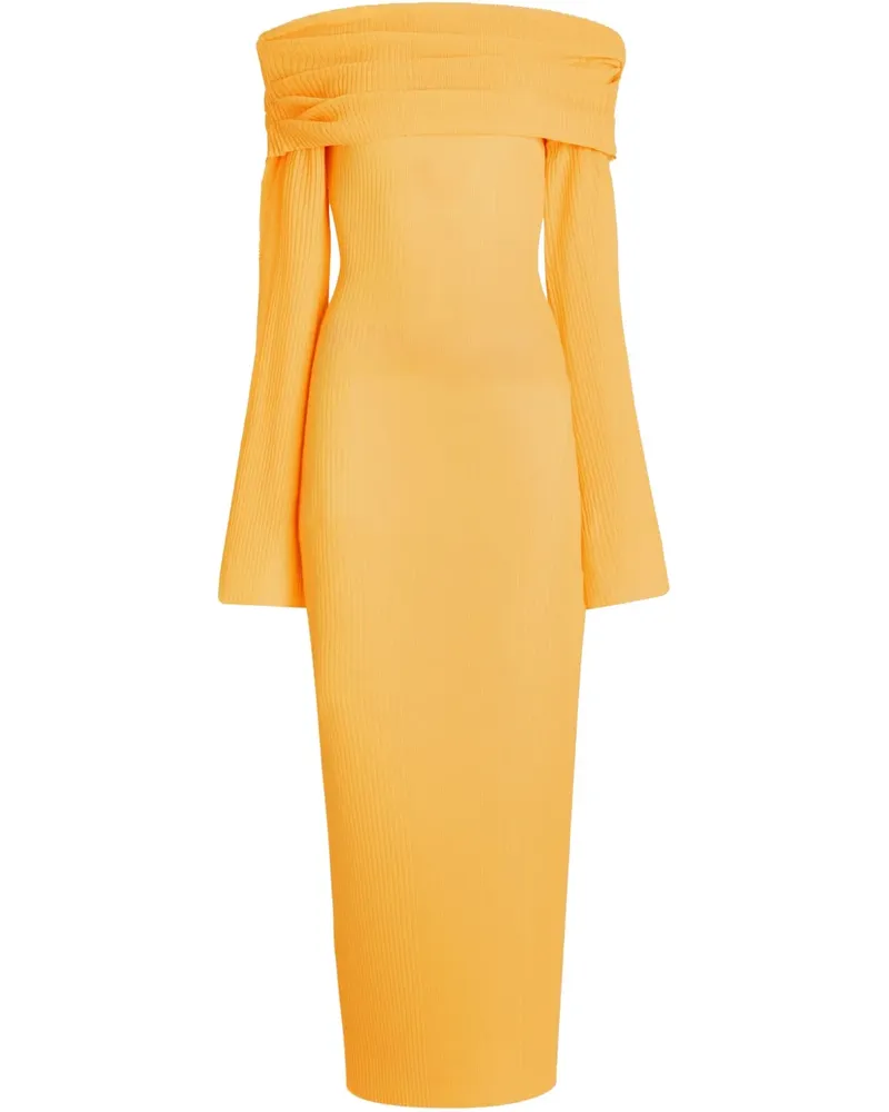 SER.O.YA Tallulah Midikleid - Orange Orange