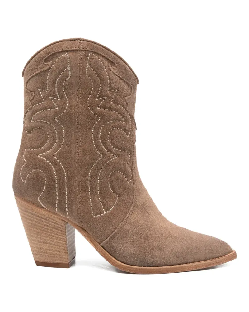 Julie Dee embroidered pointed cowboy boots - Braun Braun