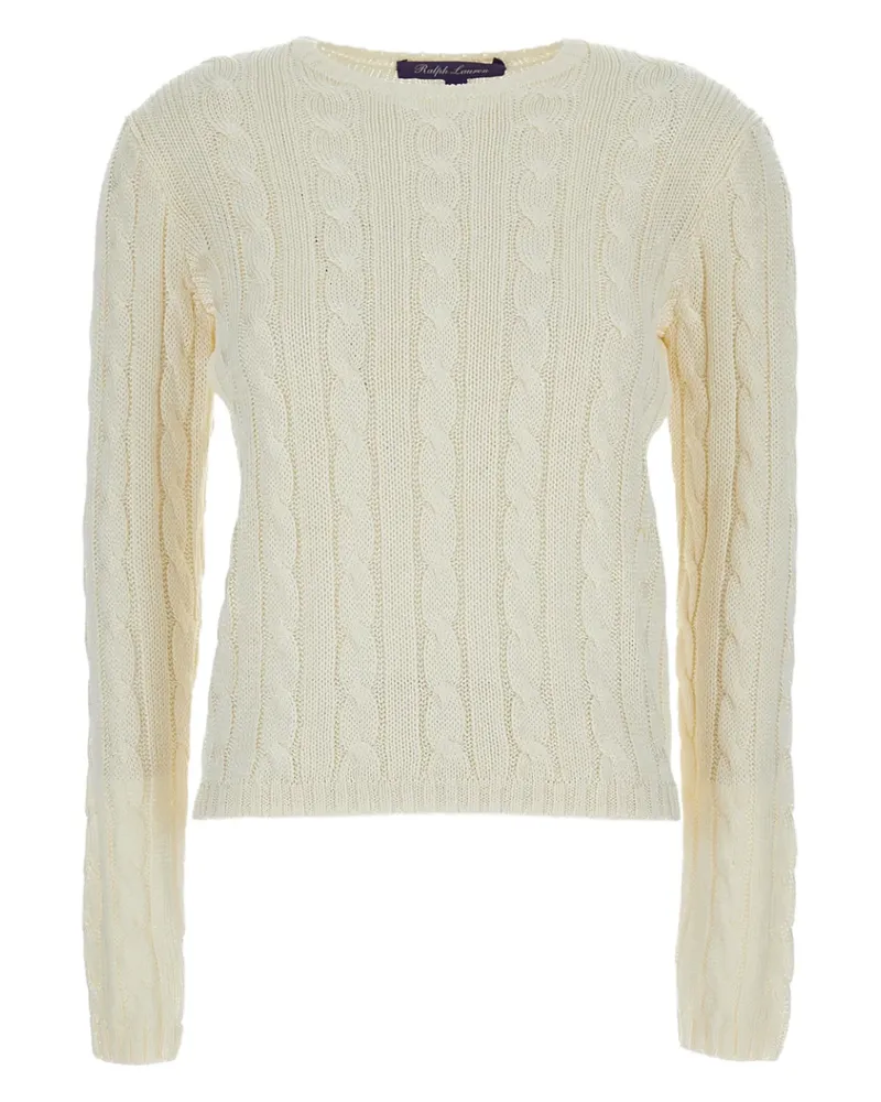 Ralph Lauren Pullover mit Zopfmuster - Nude Nude